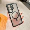 For Magsafe Magnetic Clear Phone Case for Samsung Galaxy S26 Ultra S25 FE S24 Plus A57 A37 A17 A07 A56 A16 A36 Translucent Cover