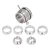 8pcs Set Watch Movement Seat Base Holder Stainless Steel Silver Watch Repair Maintain Tools for BZ