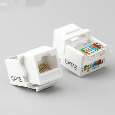 10 Pcs RJ45 CAT 5 5E Extender Plug Network Cable Connector Network Ethernet Dual Straight Head Lan Cable Joiner Coupler