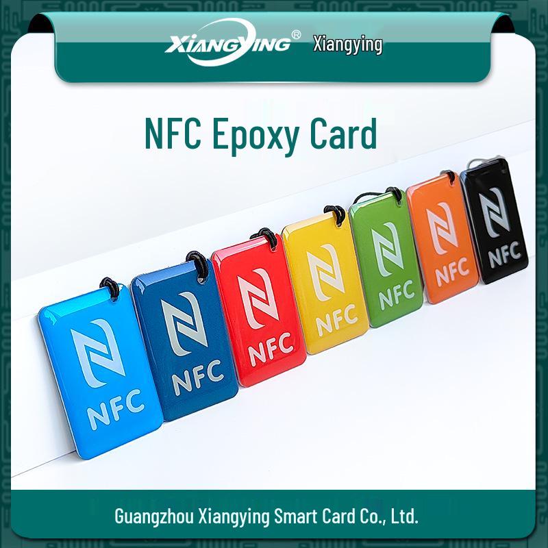 NTAG213 NFC Epoxy Card - One-Touch Social Tool and Electronic Tag