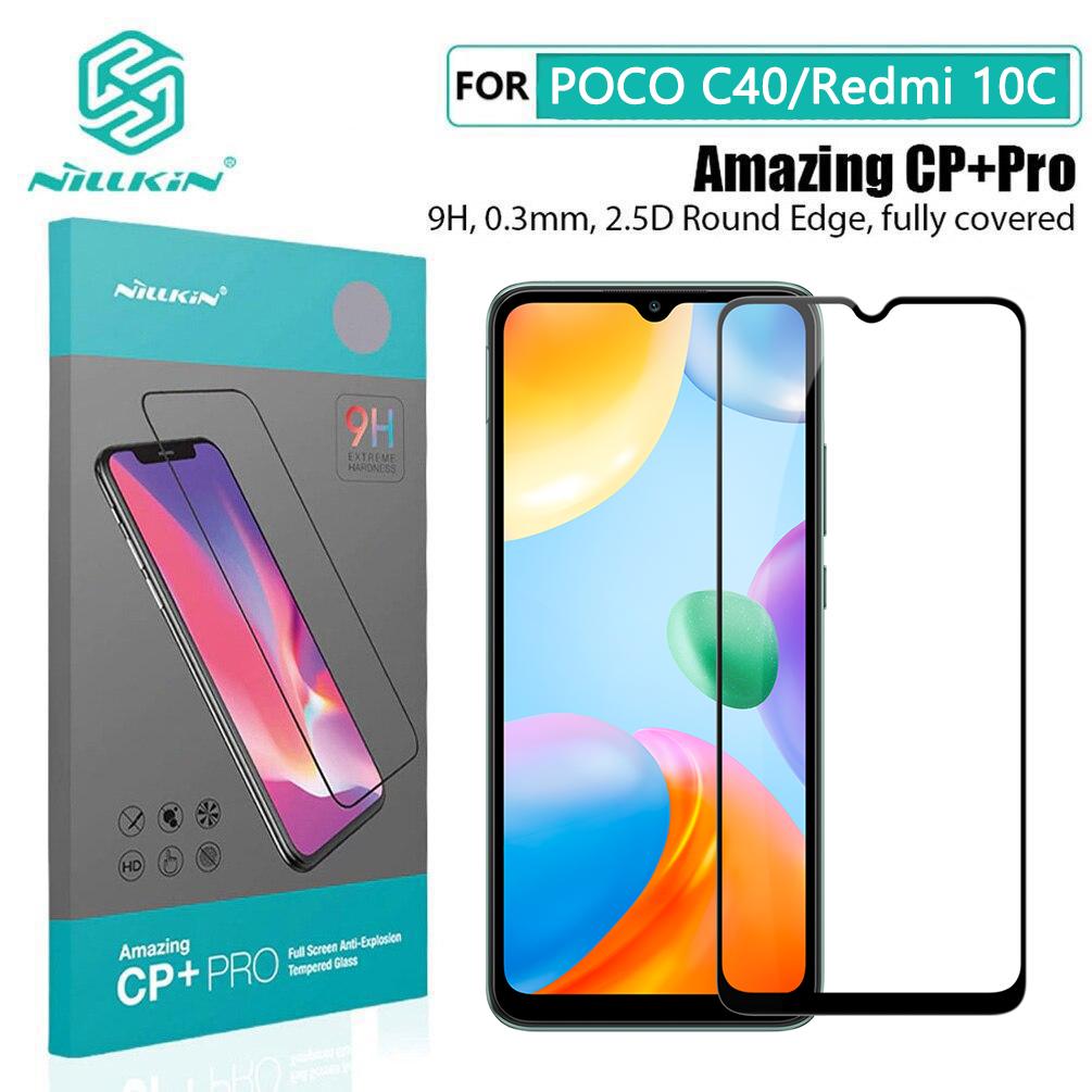 

Для POCO C40 Стекло Nillkin CP + Pro Антивзрыв 9H Защитная пленка для экрана Закаленное стекло для Xiaomi Redmi 10C