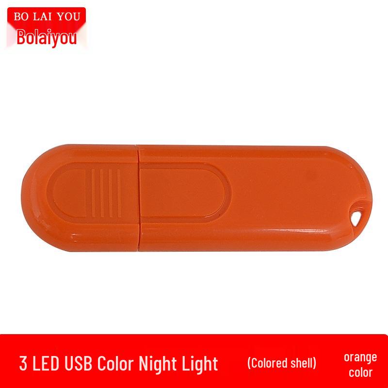 5V USB LED Night Light - Portable Flash Drive Style for Bedroom, Camping, or Stalls