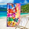 1pc Paw Paw21 Beach Towel, Beach and Seaside Swimming Pool Equipment, Fashion Pattern, Rectangular, Travel Essentials