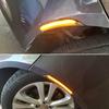 Für 2015 2016 2017 Chrysler 200 Frontstoßstange Seitenmarkierungsleuchte Gelbe LED Rauchige Linse 68206449A 68206450A