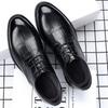 Spring New Men's Business Casual Leather Shoes Genuine Leather Dress Pointed Middle Men's Shoes Trade Single Shoes Shoes