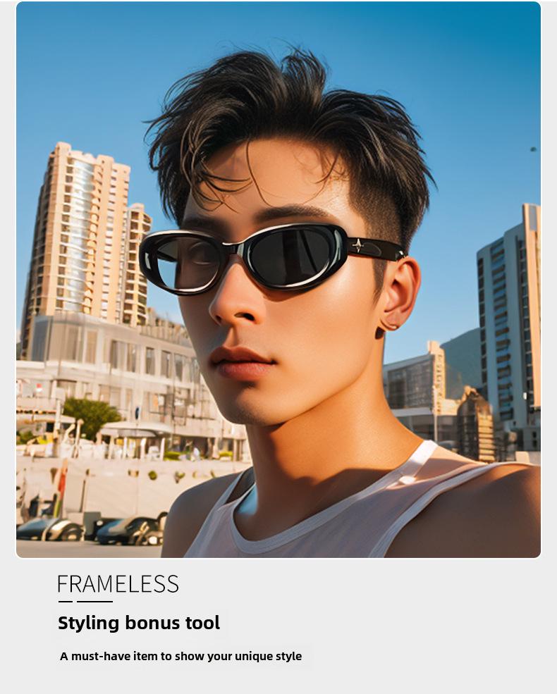 BANDEON.S Unisex Sonnenbrille mit ovalem Rahmen - Hochwertiger UV-Schutz, Promi-Stil