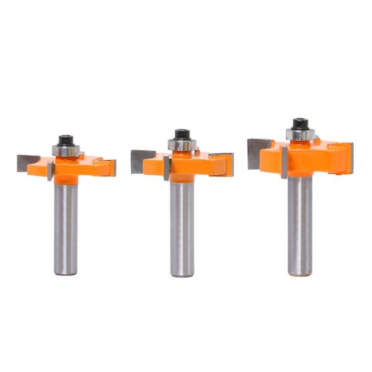 Multipurpose Router Bit Set for Wood Crafting 8mm Shank Disc Grooves Cutter with Accurate Ground Cutting Edges