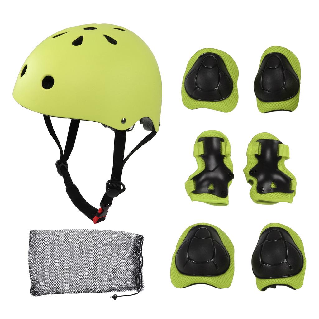 /set Children Safety Helmet Knee Elbow Pad Sets Breathable Riding Skating Protective Gear Set Children Sports Accessories