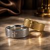 316L Stainless Steel Cross Prayer Ring - High Polished, Comfortable Fit