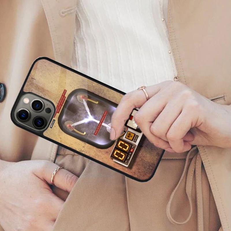 

Back to the Future Flux Capacitor Magnetic Phone Case For iPhone 17 Air 16 14 13 12 Pro Max 15 Plus Wireless MagSafe Cover iPhone 13mini