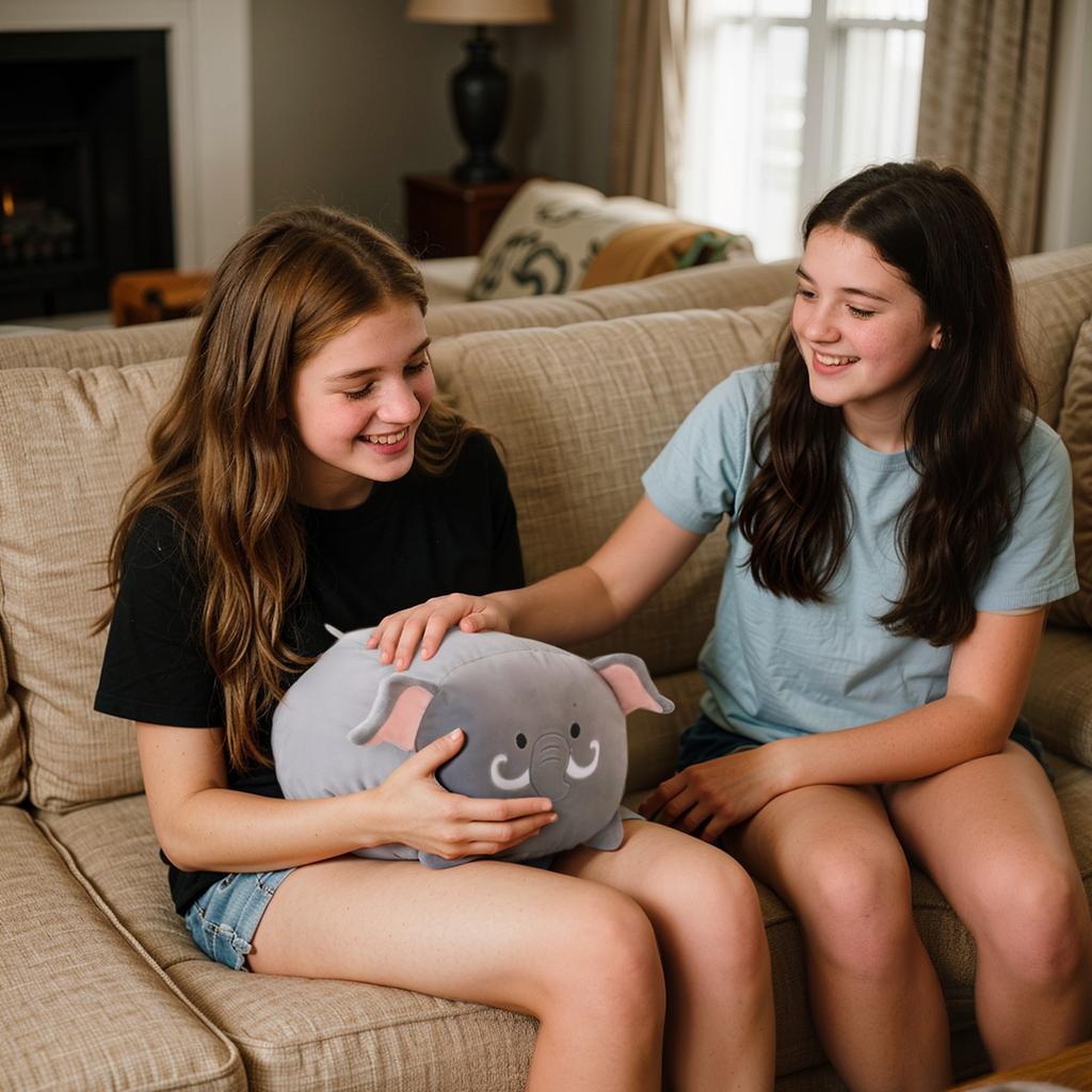 Plush Dolls Cute Cartoon Animals Soft Filling Plush Pillow Children's Gifts