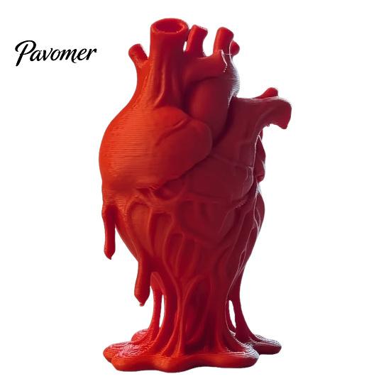 Dark Academia Desktop Ornaments 3D Printed Human Heart Model, Anatomical Figurine, Decorative Sculpture Immersive Thriller Scene Props with