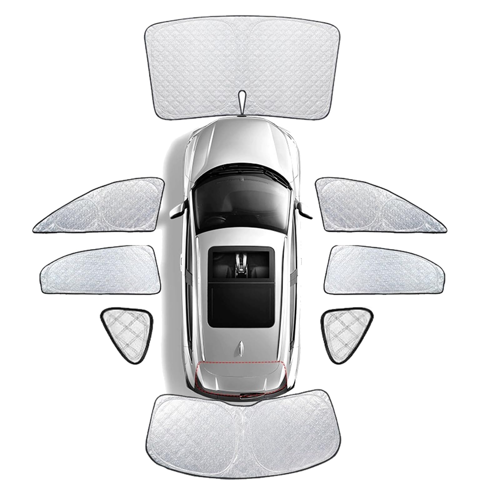 Applicable to Land Cruiser 200 series 2007-2021 Privacy sunshade for One size