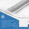 Muchfun 2Pcs Durable Honeycomb Mesh Laundry Bags for Delicates 24 X 24 Inches (2 XX-Large)