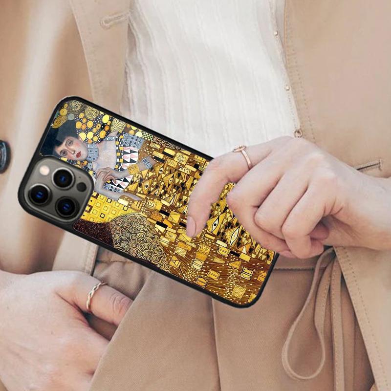 Kiss by Gustav Klimt Magnetic Phone Case For APPLE iPhone 17 Air 16 14 13 12 Pro Max 15 Plus Wireless Charge With MagSafe Cover