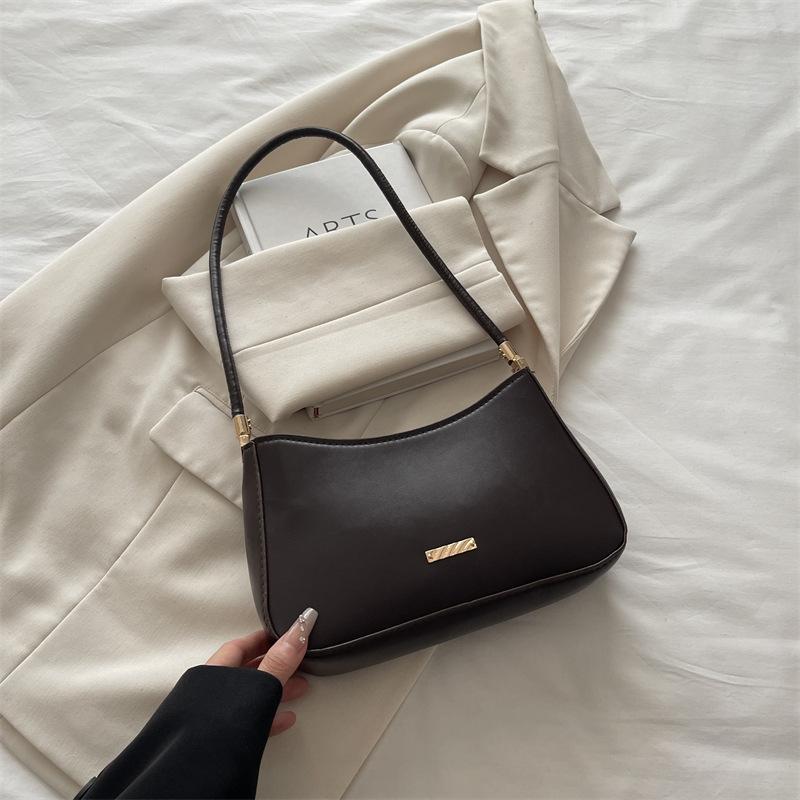 

Новая модная женская сумка осень ретро сумка-багет для通勤 простая повседневная сумка через плечо сумка под мышку