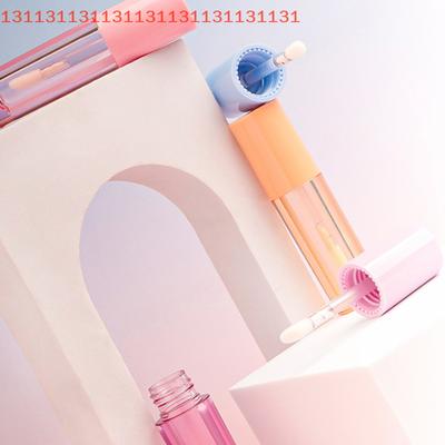 1 Stk. 2 ml Leerer DIY Lippenbalsam Plastiktubenbehälter mit Kappe Leere Lippenstiftflasche Lipgloss-Tube Kosmetikprobenbehälter