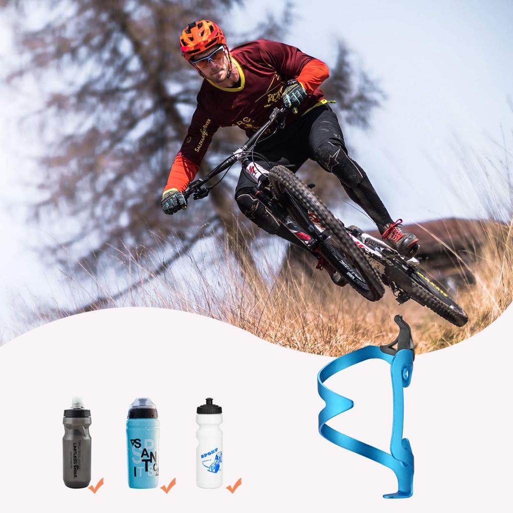 ROCKBROS Bottle Cage for Bicycles and Road Aluminum Alloy Bottle Includes Assembly Available In Five Colors Bikes, Holder, Ultra-Lightweight, Tools,