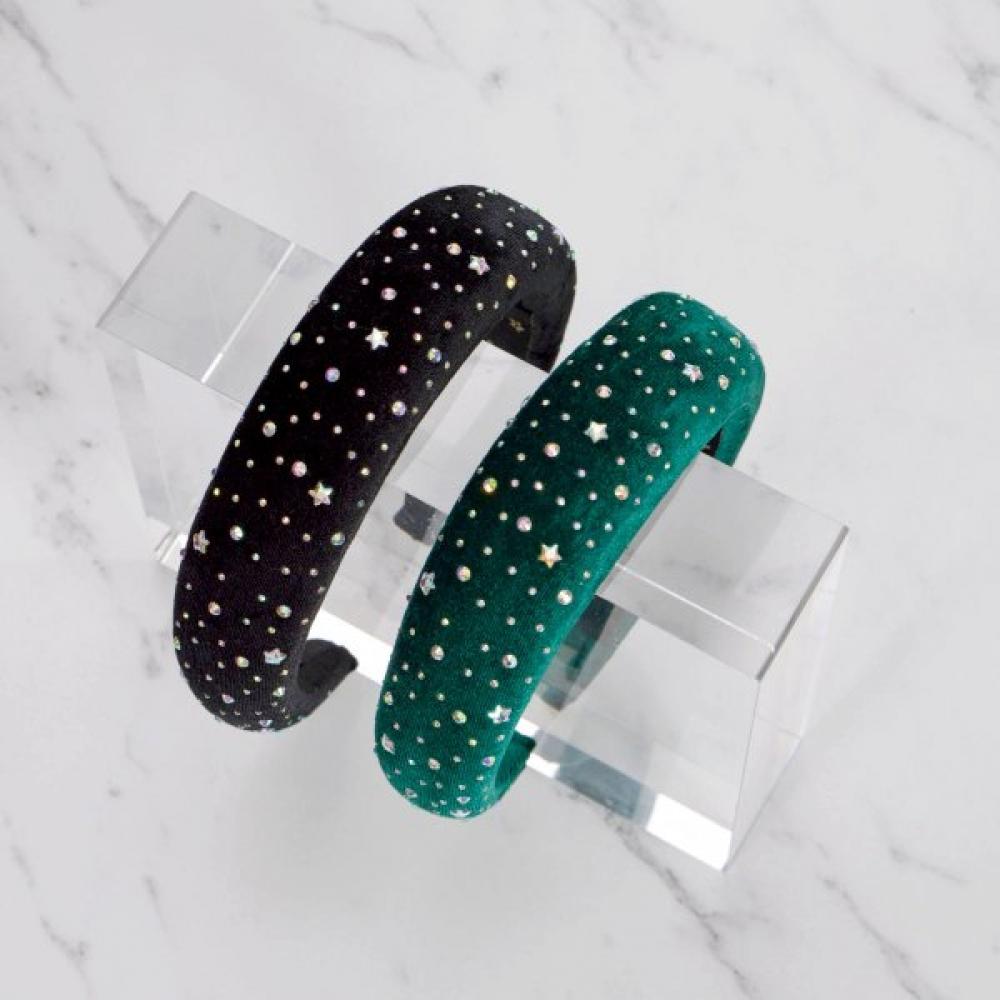 Lala Samt Stern Glänzend Haarband H689