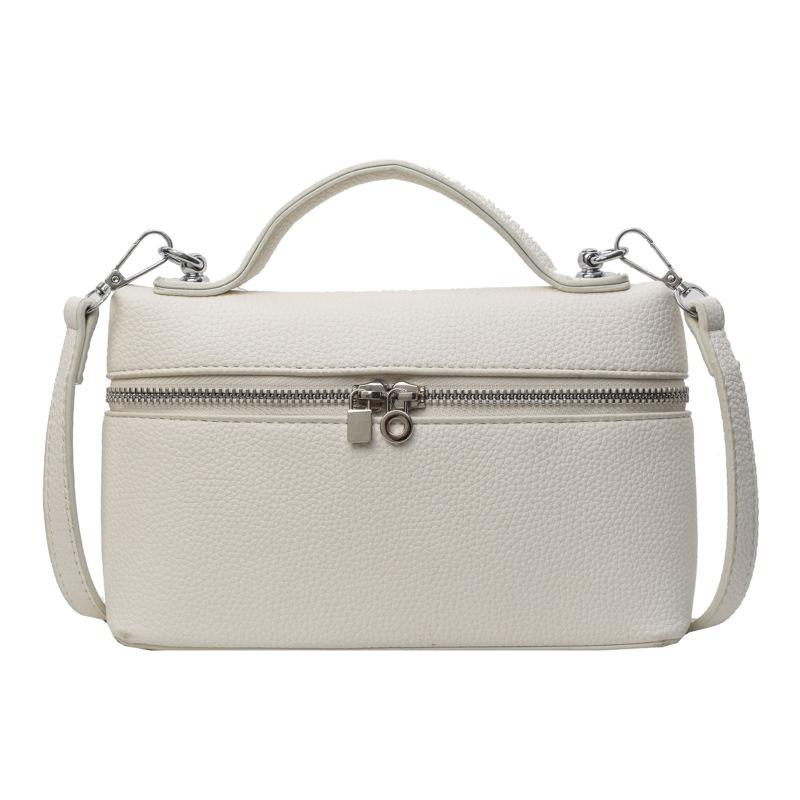 Fashionable Hand-held Small Square Bag, Women's New Style, Trendy, Simple, Stylish, High-end, Single Shoulder Crossbody Bag, Small and Compact
