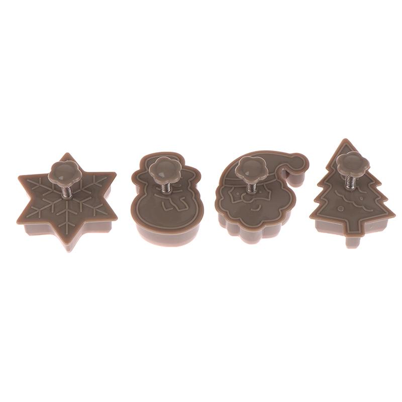 1Set Christmas Cake Molds Christmas Tree Cookie Molds Gingerbread Christmas Tree Decorating Tools Gifts DIY Baking Cookie Molds