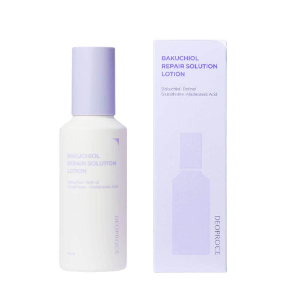 Deoproce Bakuchiol Repair Solution Lotion 150ml - Natural Retinol Alternative for Skin Elasticity & Deep Hydration