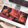 M-Miami Vice Mouse Pad Large Gaming Keyboard Mat LockEdge Rubber Computer Office Accessories