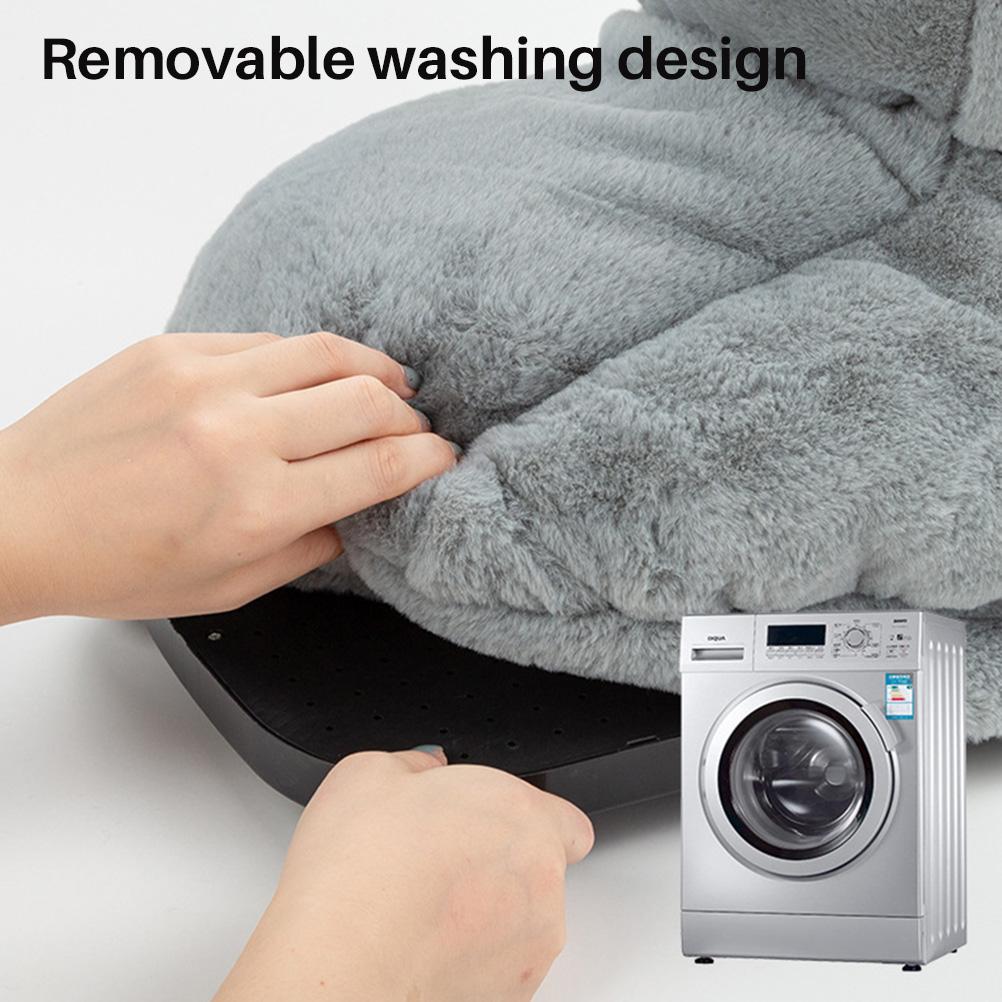 Fußwärmer Plüsch Heizschuhe Heizung Aufladbare Heizmatte Winterschuhe Geschenke für Verwandte und Freunde