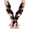 1 Pair New Flower Finger Hook Bridal Wedding Dress Gloves Classic Elegant Texture Bride Gloves Lace Lace Gloves Bridal Party