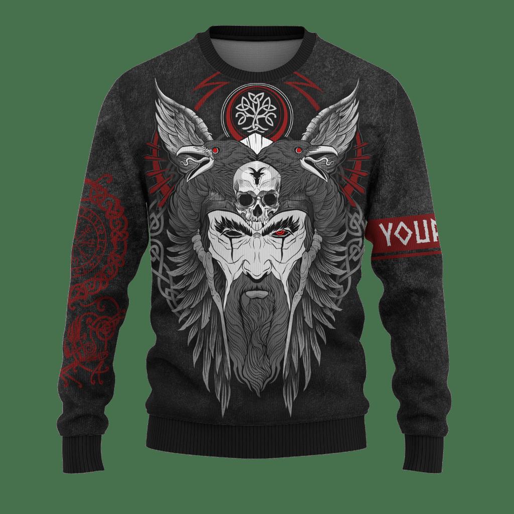 Mode 3D Digitaler Tattoo-Print Herren Casual Oberteil Frühling Sweatshirt