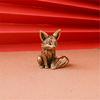 Lovely Foxes Figurines Statues Vintage Foxes Miniatures Home Decoration Foxes Sculpture Photo Props