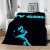 Neue T-TV G-Girl Vintage Who Really Cares Album 3D Flanelldecke Weiche Überwurf Kunst Für Heimdekoration Sofa Nickerchen Picknick Geschenke Halloween