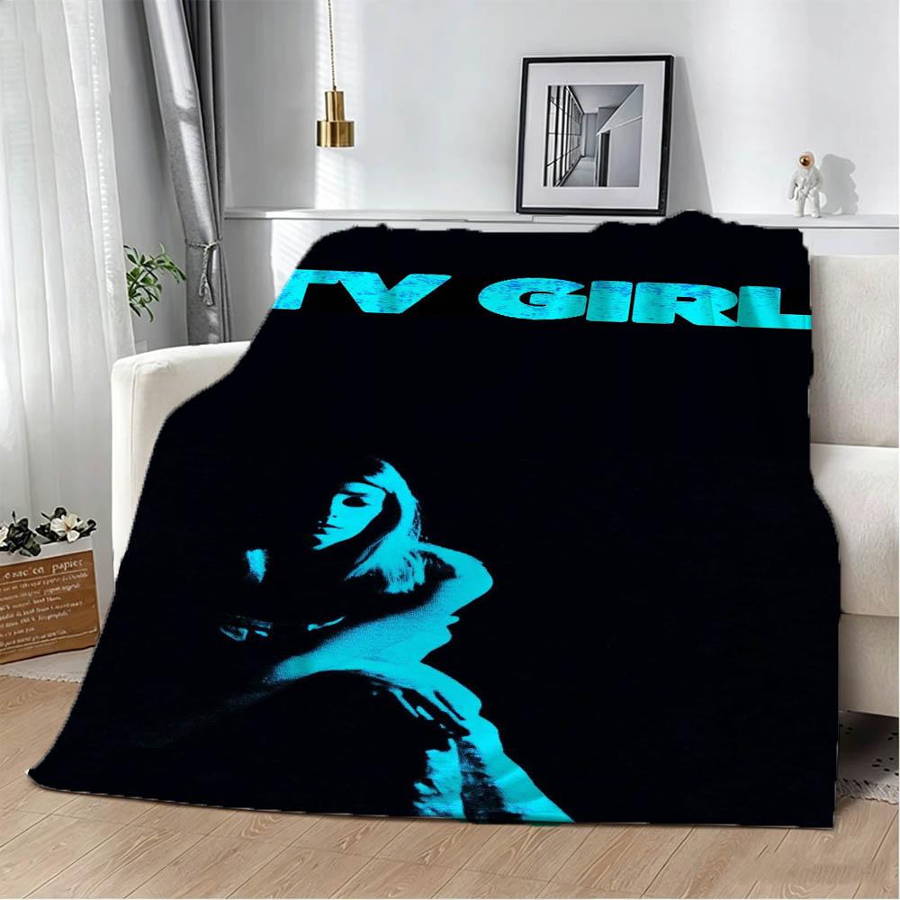 Neue T-TV G-Girl Vintage Who Really Cares Album 3D Flanelldecke Weiche Überwurf Kunst Für Heimdekoration Sofa Nickerchen Picknick Geschenke Halloween