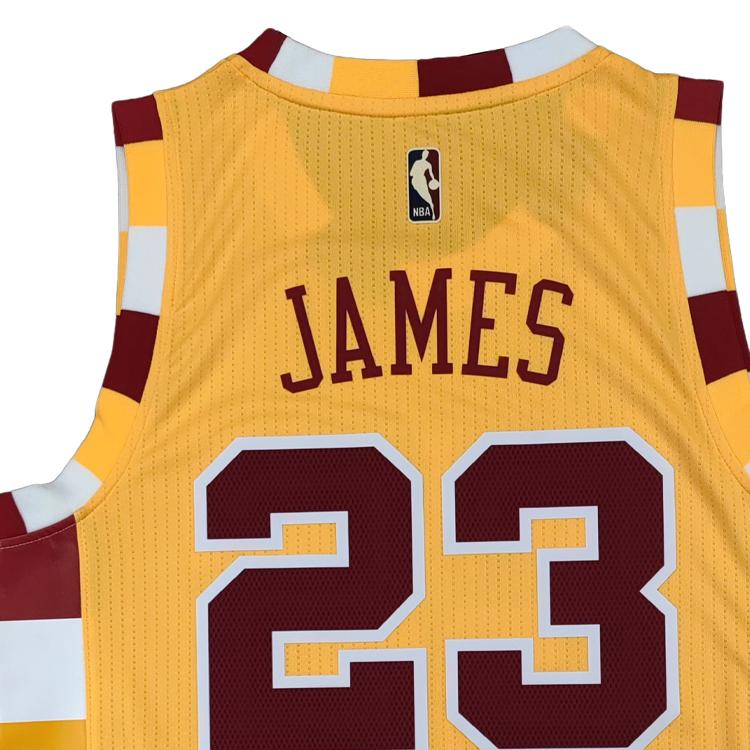 Adidas X NBA Collaboration LeBron James Cavaliers 15-16 Season McDonalds Retro Swingman Heat Pressed Comfortable Basketball Jersey AS8145