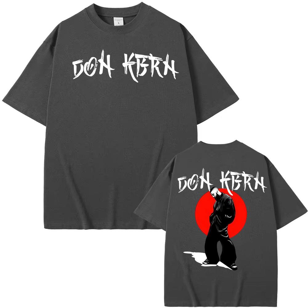 Eladio Carrion Don Kbrn Album 2025 Tour Double Sided Print T Shirts Men Women Gothic Clothes Hip Hop T-shirt 100% Cotton T Shirt