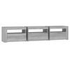 Vidaxl TV Cabinet with LED Lighting, Sonoma Grey, 180X35X40 Cm
