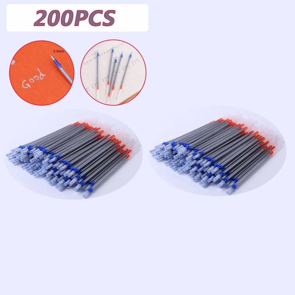 500-100pcs Mercury Refillable Pen Water Erasable Pens Fabric Leather Craft Refill Pen for Leather Embroidery Fabric Sewing Tools