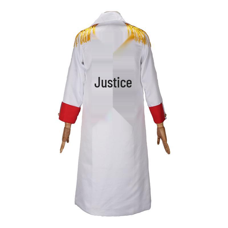 Vice Admiral Garp One Piece Cosplay Costume - Luffy s Grandfather Cape Set Extra Large