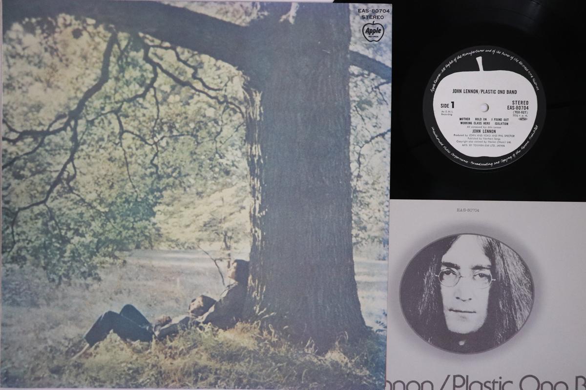 

LP Record JOHN LENNON Plastic Ono Band EAS80704 APPLE 1977 Japan Rock Used