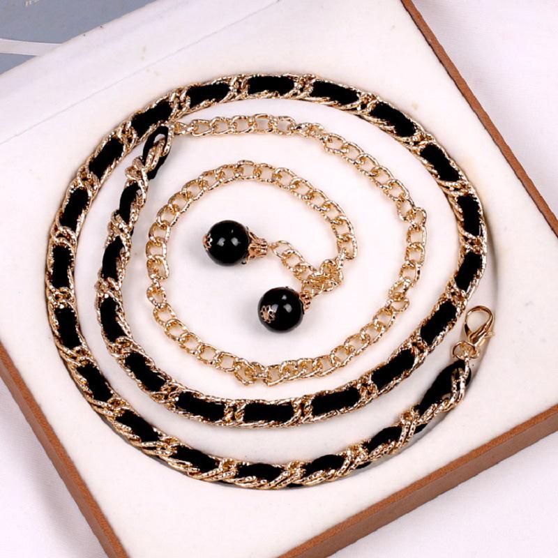 Women's Plus Size Pearl Waist Chain for Dresses