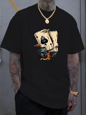 A New Stylish And Unique Print Casual Sports T-Shirt
