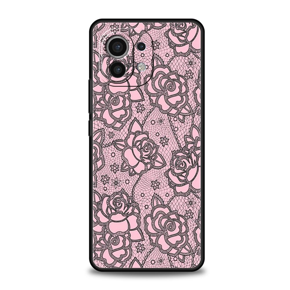 

Чехол для телефона для Xiaomi Mi 17 Pro Max 15 14 13 12 11 Ultra 15T 14T 13T 12T 11T Pro Lite Мягкий ТПУ Корпус Кружевной Стиль Крутая Девушка Xiaomi 11T pro