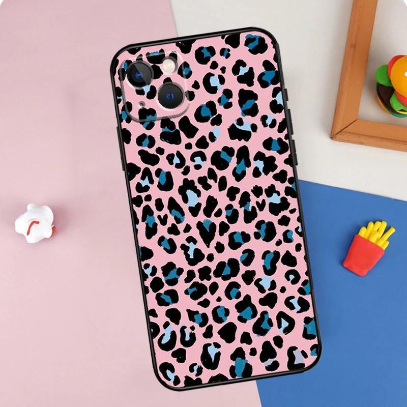 

Чехол для мобильного телефона iPhone15 Mini, чехол с тигрово-леопардовым принтом, с защитой от падений. iPhone 16 Plus