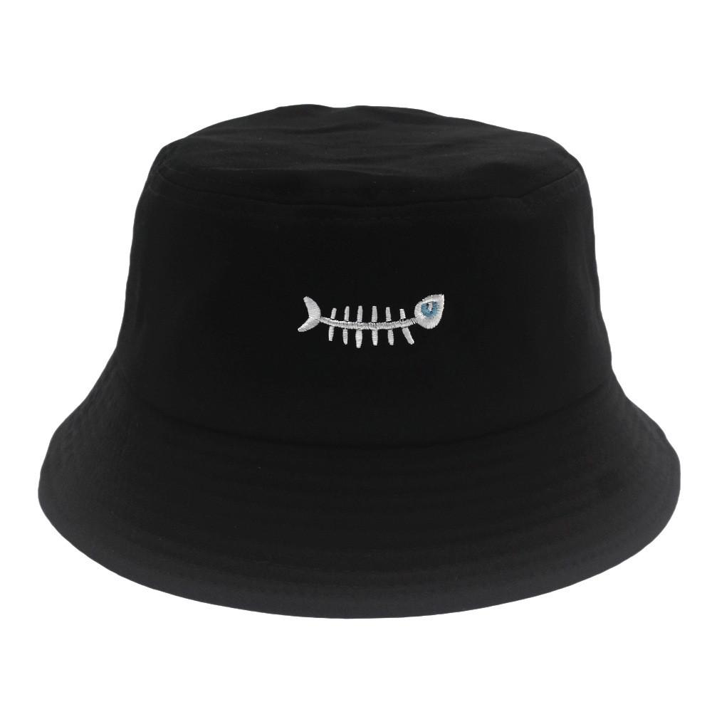 Neutral Fishbone Classic Embroidered Sun Protection Hat For Fashion Outdoor