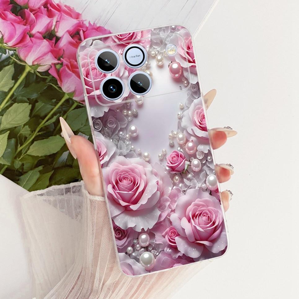 Flower Butterfly Luxury Girly Fashion Casing For Honor Win 5G AAP-AN00 Phone Case Soft Slim Clear Silicone TPU Back Cover