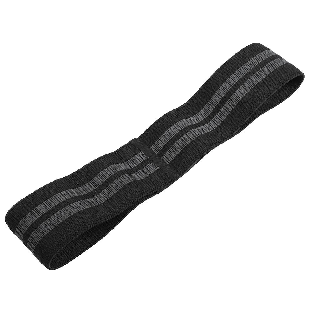 Hip Resistance Fitness Stretch Belt Squat Belt Body Shaping Building Elastic Band Belt (Black)S