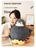 Penguin Dango Pillow Plush Toy - Large, Round, and Comforting Backrest Doll