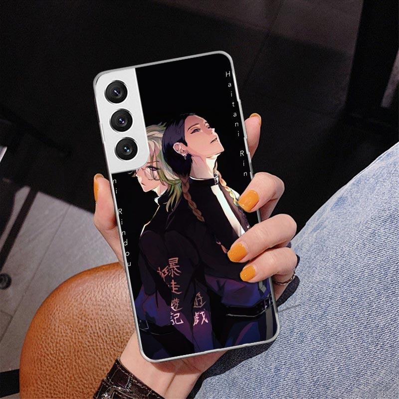Ran Haitani Rindou Tokyo Aevengers Phone Case For Samsung Galaxy S24 S25 Edge S26 Ultra S23 S22 S21 Plus S20 FE + Personalized P