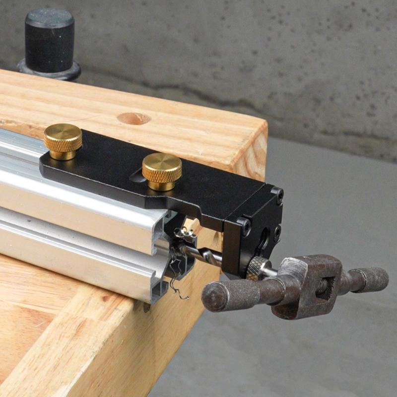 Precise and Efficiency Aluminum Profiles Drill Guide Design for Aluminum Profiles Ideal for DIY Furniture Craftsmanship