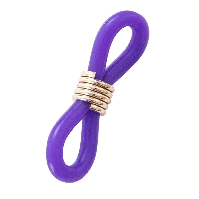 Lanț colorat din silicon pentru ochelari - Anti-alunecare, Anti-pierdere, Accesoriu pentru mască și ochelari cu cataramă de conectare